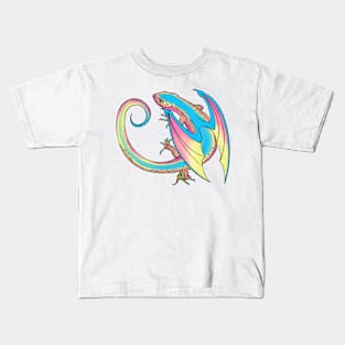 Pansexual Pride Dragon Kids T-Shirt